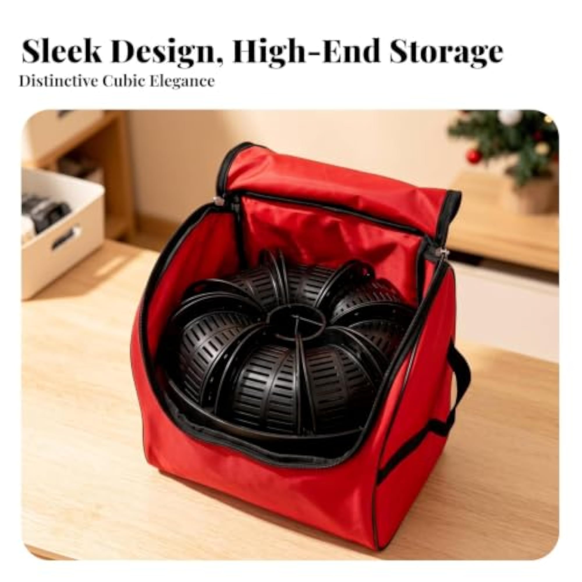 Untangle Christmas Light Storage Bag with Reel